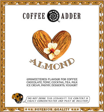 Sugar free Almond coffee syrup