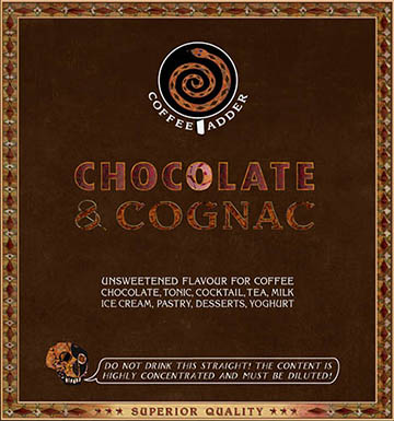 Chocolate & Cognac coffee syrup