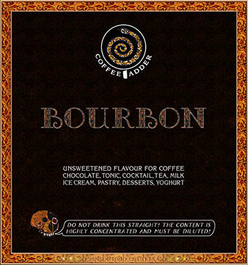 Bourbon coffee syrup
