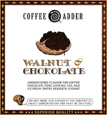 SUGAR FREE Walnut & Chocolatecoffee syrup